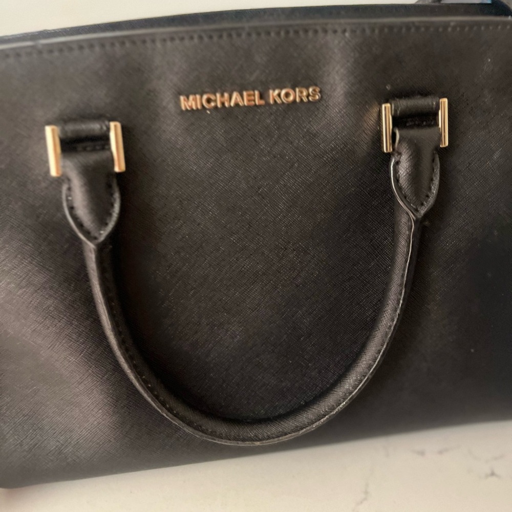 Michael Kors Black Satchel Purse